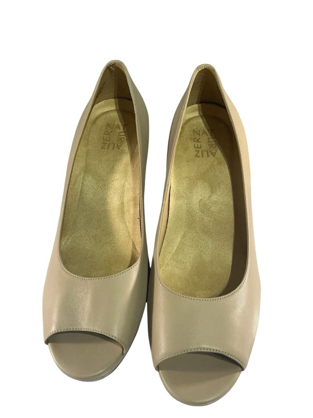 naturalizer Peeps Toes shoes Women’s Natural Tan Size 9.5